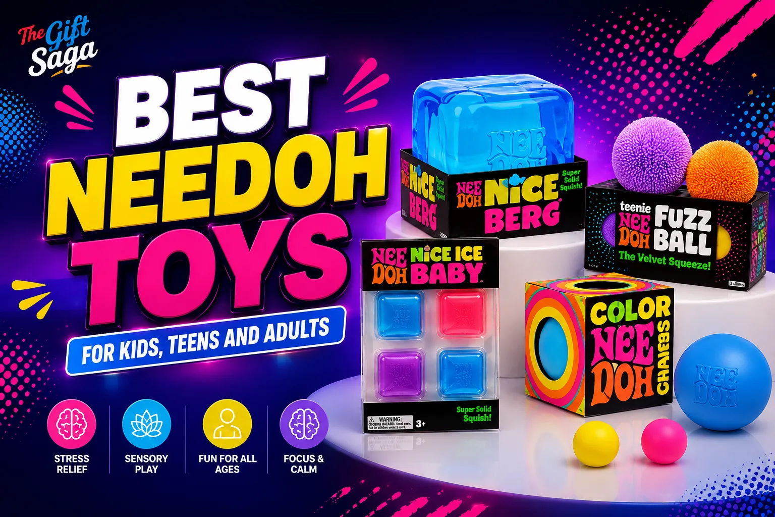 Best NeeDoh Toys for Kids, Teens and Adults